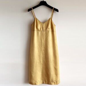 DRIES VAN NOTEN Yellow Slip Dress size 36 (about US size 4 to 6)